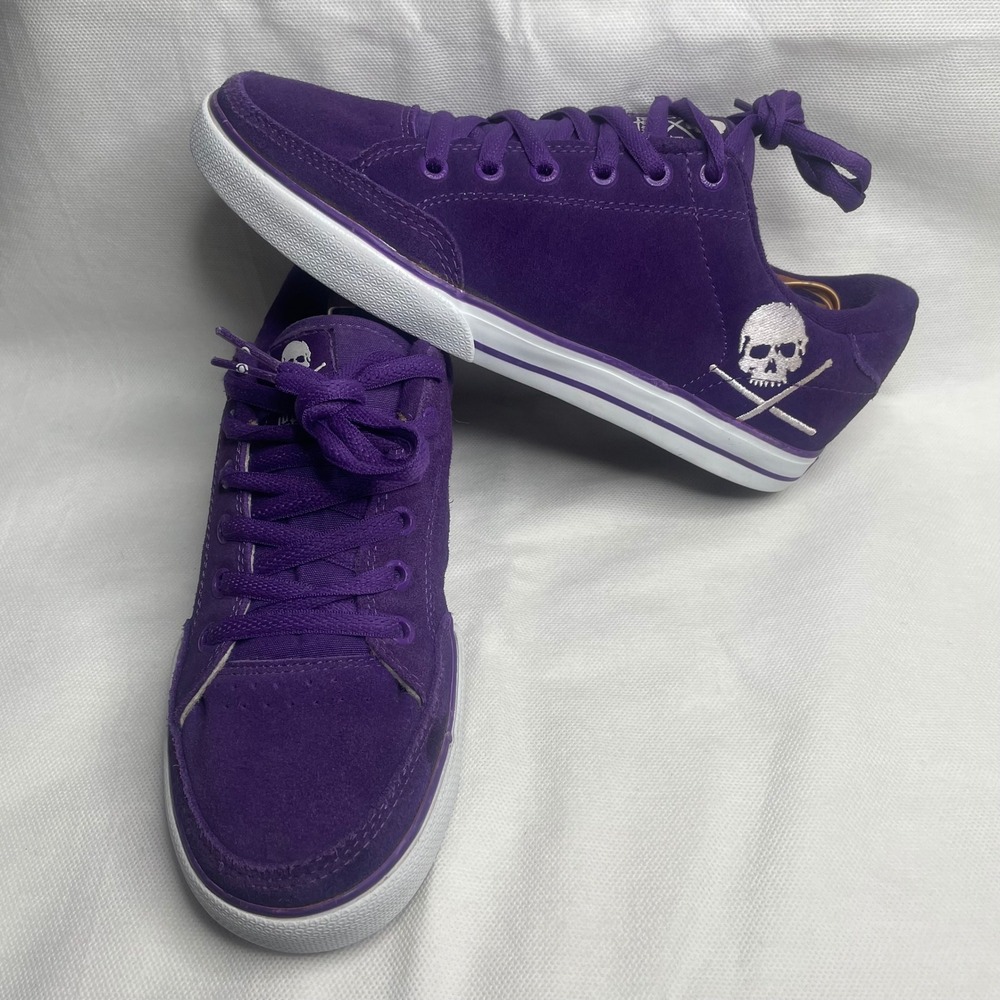 Circa C1RCA AL50 Adrian Lopez Pro Skate Shoes Mens Size 9 Purple Suede Sneakers